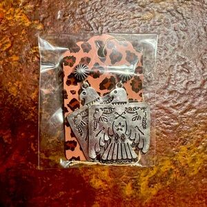 Silver  thunder Bird Earrings
